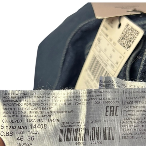 MNG Denim Jeans Blue NEW Skinny Tapered Fit Modern Comfort Stretch Low Rise 36 - Picture 11 of 14